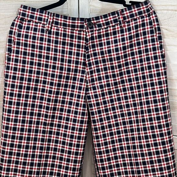 Izod Peformx Plaid Check Golf Pants 32x32 - Picture 2 of 12